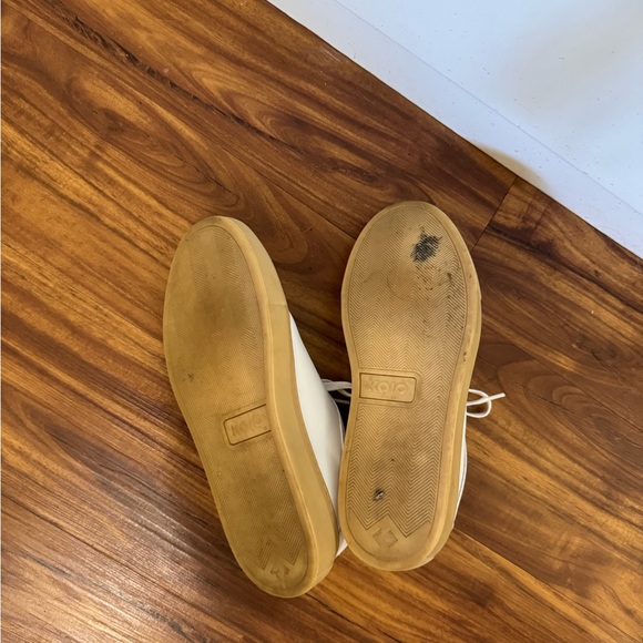 KOIO Capri White Leather Light Gum Sole Sneaker 37 - Picture 6 of 7